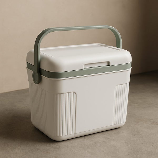 22L Portable Cooler Box Outdoor Beverage Cooler Insulation Cooler Box Ice Chest