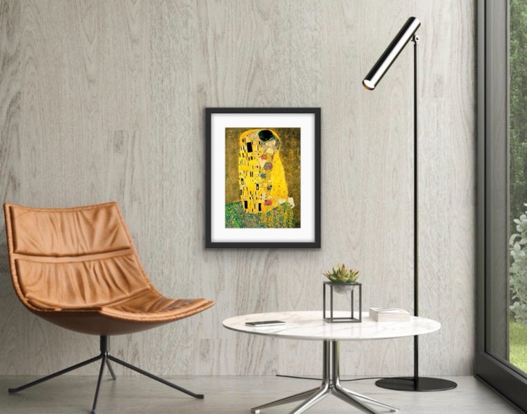 The Kiss by Gustav Klimt | Vintage Wall Art Poster | Framed Print Carousel 2