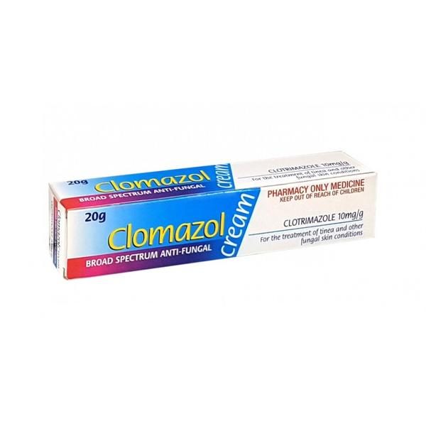 Clomazol Broad Spectrum Anti-Fungal Topical Cream 1% 20g Carousel 1