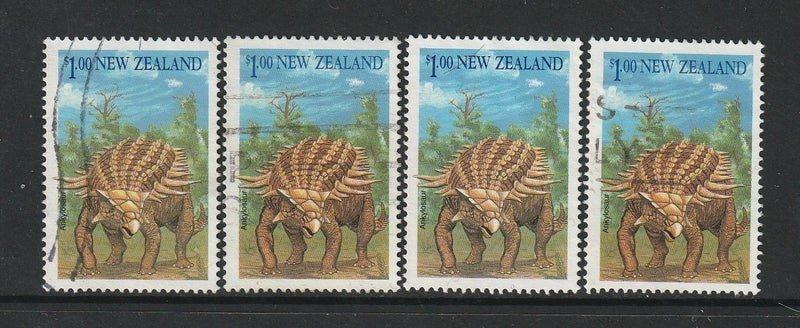 NZ 1993 Dinosaurs $1.00 Carousel 1