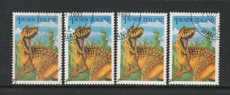 NZ 1993 Dinosaurs $1.50 Carousel 1