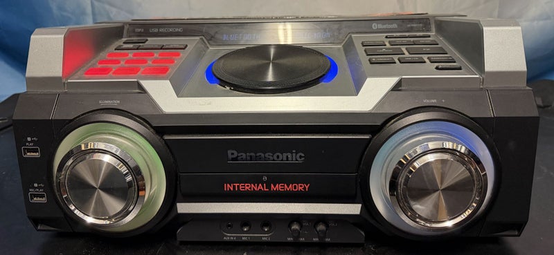 Panasonic Max-370 2500w Rms Rgb Lights USB CD Bluetooth AUX IN Carousel 1