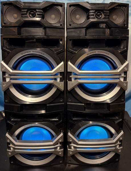 Panasonic Max-370 2500w Rms Rgb Lights USB CD Bluetooth AUX IN Carousel 5