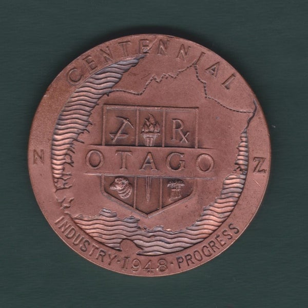 NZ - Medal - 1948 Otago Centenary - Bronze - McMaster #1948/1 Carousel 1