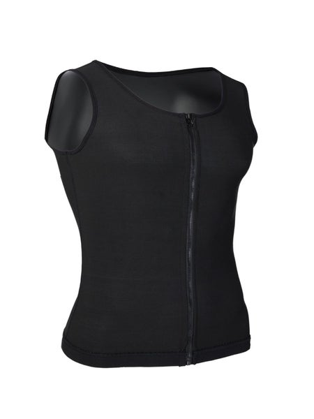 Men Waist Trainer Vests for Sweat Weight Loss Tops with Zipper Sweat Vest S Carousel 7