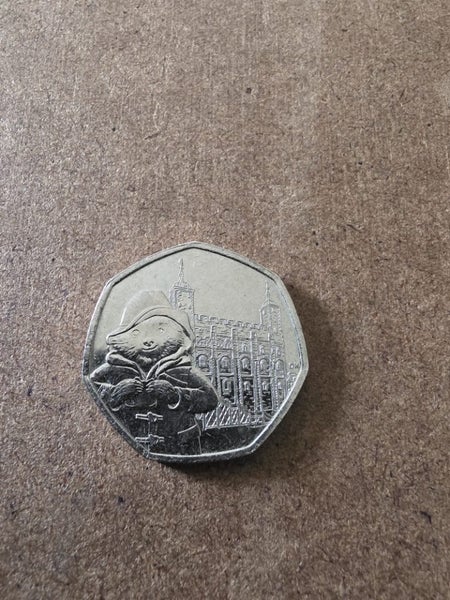 Uk 50 pence 2019 PADDINGTON BEAR x1 Carousel 1