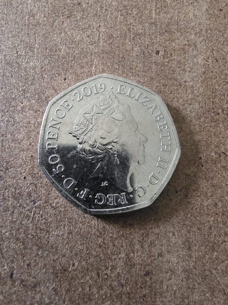 Uk 50 pence 2019 PADDINGTON BEAR x1 Carousel 2