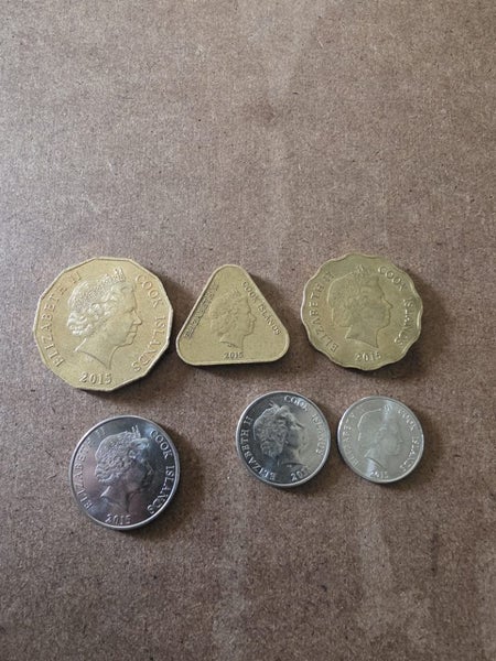 COOK ISLANDS coins x6 year 2015 Carousel 2