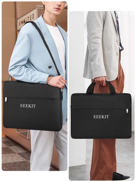 15.6 inch Laptop Shoulder Bag Laptop Sleeve Case, Multi-functional Notebook Carousel 5