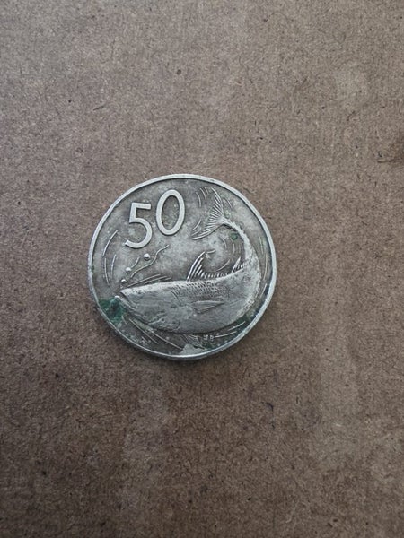 COOK ISLANDS 50 cent coin x1 year 1983 Carousel 1