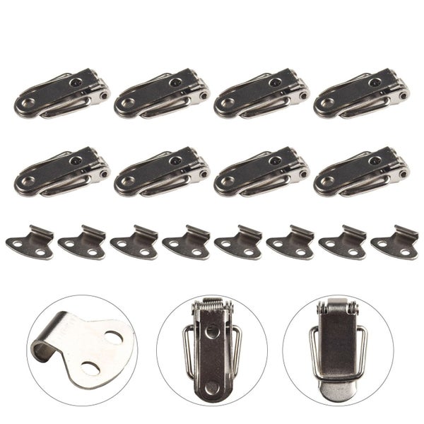 4-8 Pcs Stainless Steel Toggle Latch Catch Clamp Spring Loading Case Buckle Carousel 10
