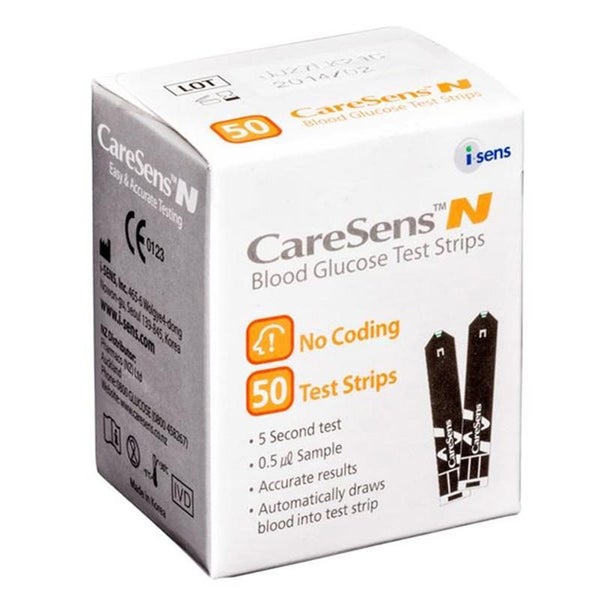 CareSens N Blood Glucose Test Strips 50 Carousel 1