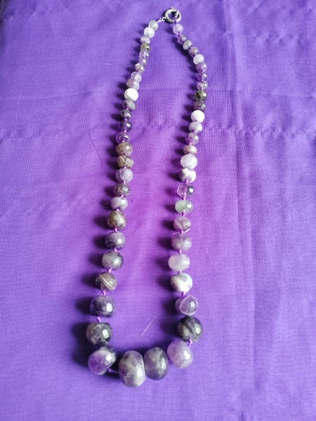 Beautiful amethyst necklace Carousel 2