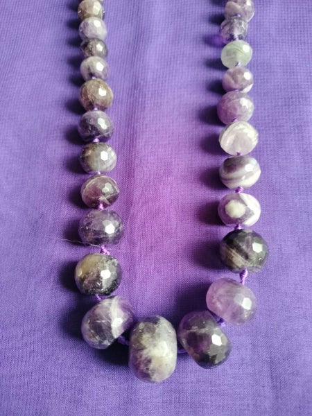 Beautiful amethyst necklace Carousel 6