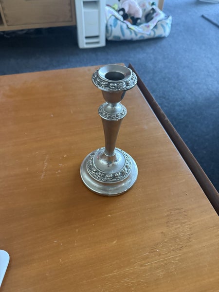 Silver Plate Candle Holder Carousel 2