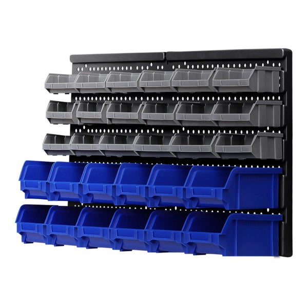 Giantz 30 Storage Bin Rack Wall Mounted Carousel 1