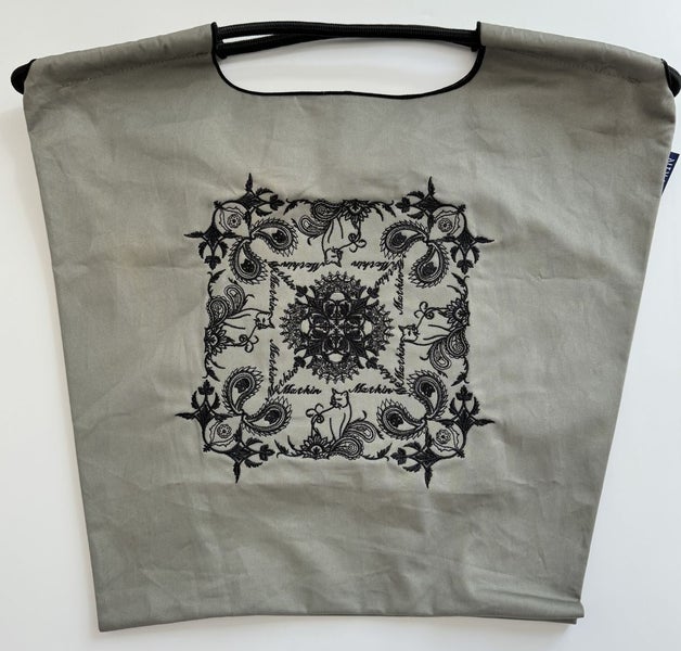 Printed Canvas Tote Bag Water Resistant Large Capacity Shoulder With Intricate P Carousel 1