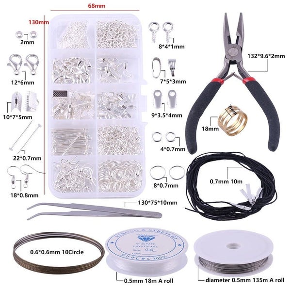Jewelry Making Kit with Tools, Wires, Charms and Findings for Jewelry Makin Carousel 2
