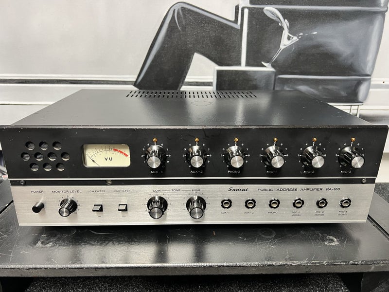 Vintage Sansui Mono Power Amp PA100 Carousel 1