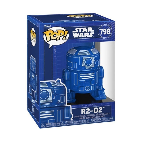 Star Wars - R2-D2 (Blueprint) Pop! Vinyl Figure Carousel 2