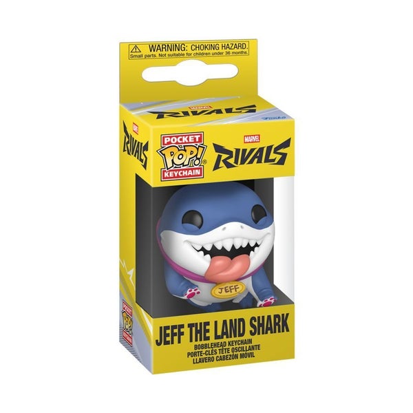 Marvel Rivals - Jeff the Land Shark Pop! Keychain Carousel 2