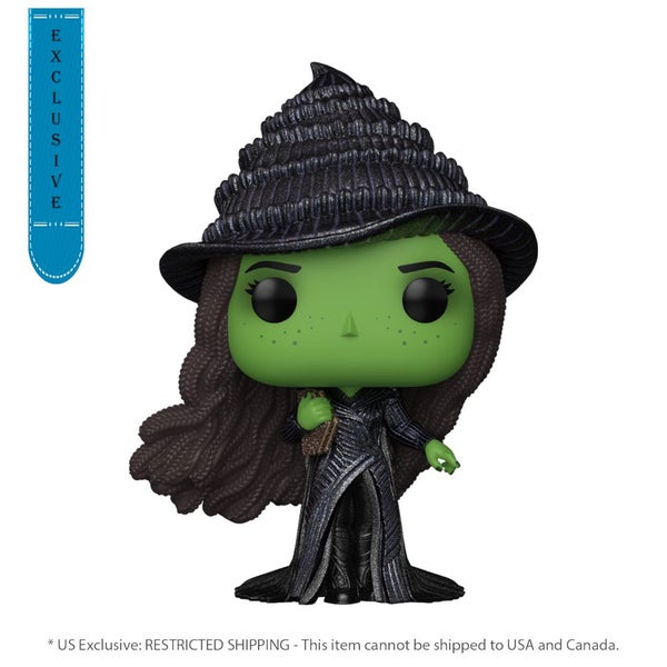 Wicked (2025) - Elphaba (US Exclusive) Glitter Pop! Vinyl Figure Carousel 1