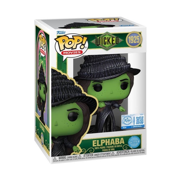 Wicked (2025) - Elphaba (US Exclusive) Glitter Pop! Vinyl Figure Carousel 3