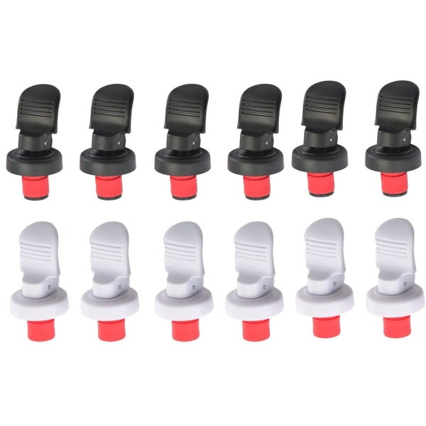 12 Pcs Wine Bottle Corks, Lightweight Bar Keeping Fresh Hand Press Sealing Carousel 1