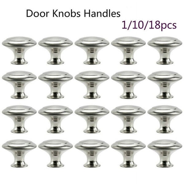 1/10/18pcs Knobs Round Kitchen Cupboard Cabinet Knobs Drawer Handles Drawer Carousel 1