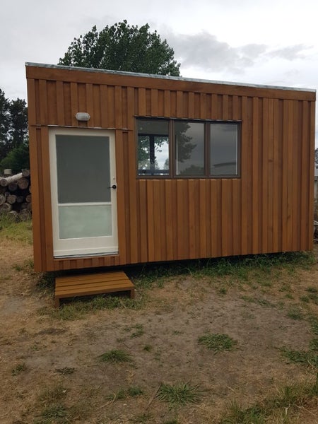 Macrocarpa solid timber bach64734602436227110