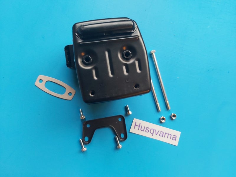 Husqvarna 394XP, 395XP Muffler with all Mounting Bolts *Spark Arrestor Type* Carousel 2