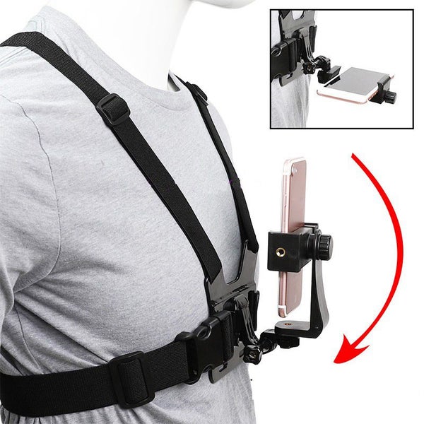Mobile Phone Chest Strap Mount Clip Carousel 1