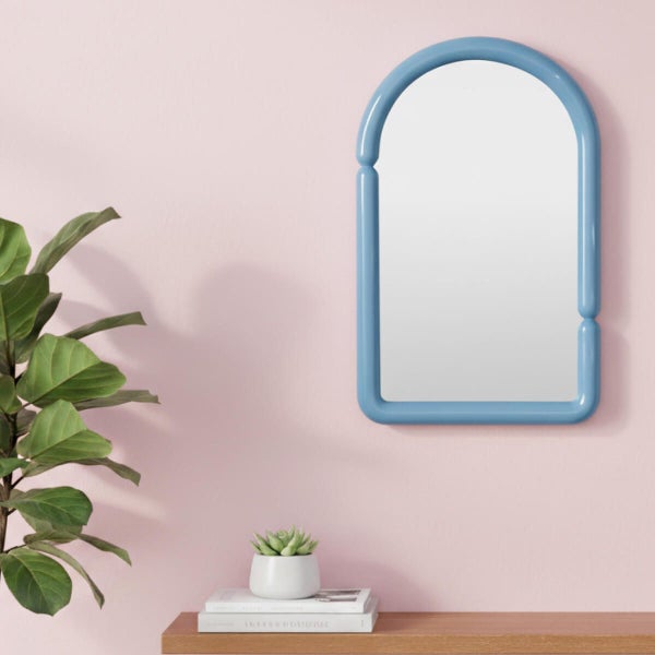 Alia Wall Mirror - Light Blue Carousel 1