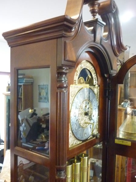 GRANDFATHER CLOCK SUPERB LARGE WESTMINSTER CHIMES Carousel 17