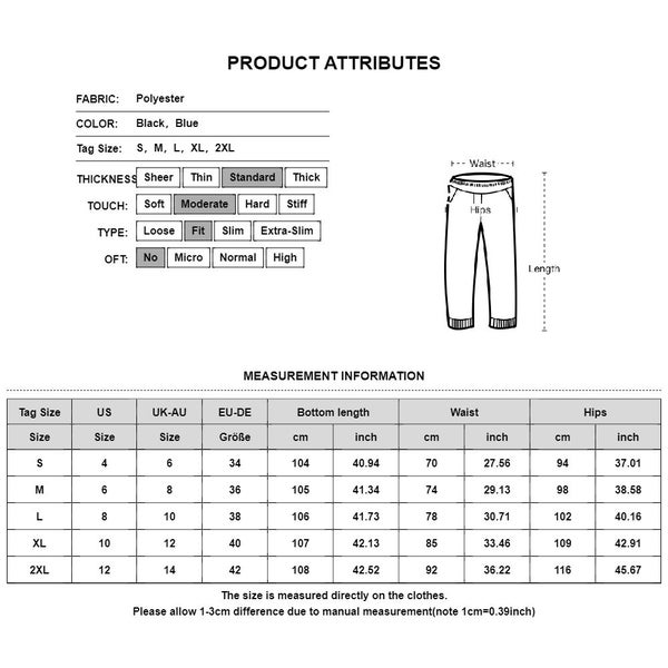 Ladies High Waist Wide Leg Bootcut Trousers - Size S Carousel 3