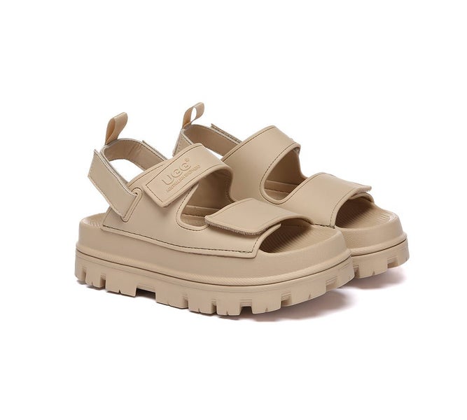 AUSTRALIAN SHEPHERD(R) Women Adjustable Strap Slingback Chunky Platform Sanda... Carousel 1