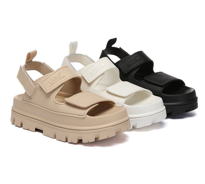 AUSTRALIAN SHEPHERD(R) Women Adjustable Strap Slingback Chunky Platform Sanda... Carousel 2