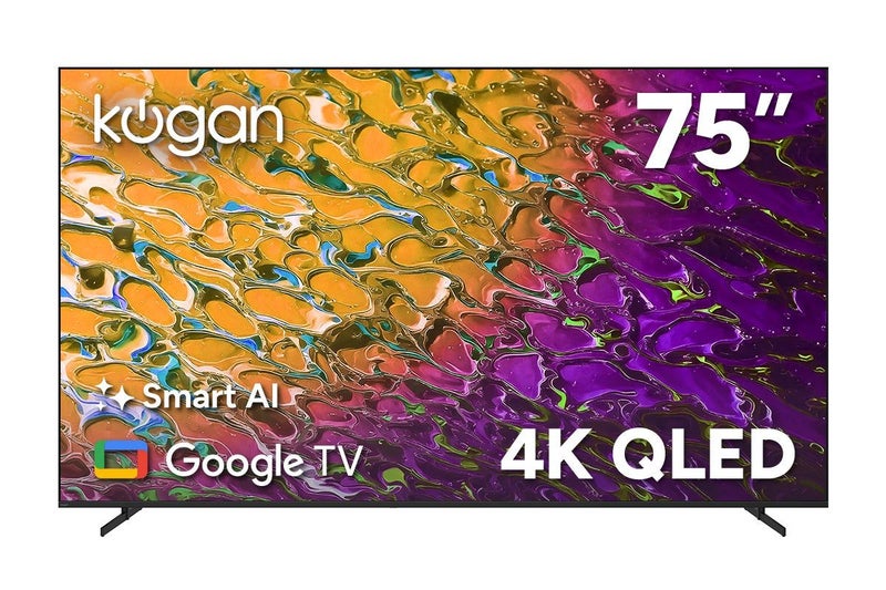 Kogan 75" QLED 4K Smart AI Google TV - WQ98, 75 Inch Carousel 1