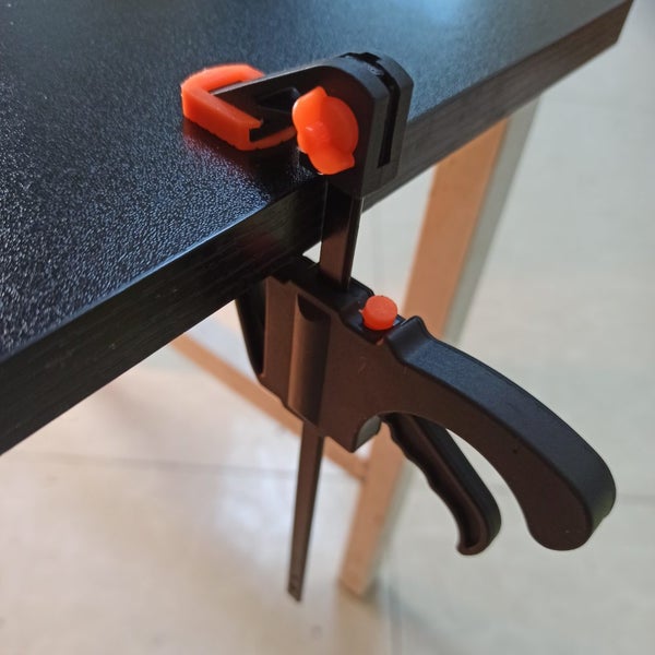 4'' inch Wood Clamp F-Type Nylon Quick Clip Woodworking Hard Grip Release Squ... Carousel 6