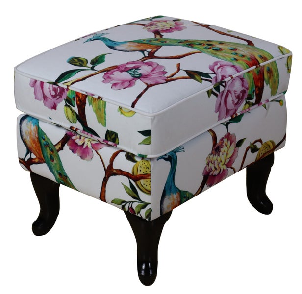 TNC Ottoman, Black Peacock Carousel 2
