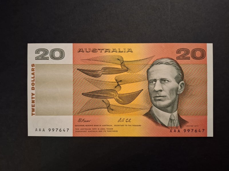 Australia $20 Fraser Cole AAA UNC cat val A$170 Carousel 1