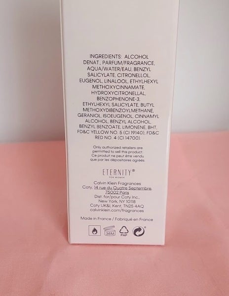 * New* Calvin Klein Eternity Women EDP 50ml Carousel 2