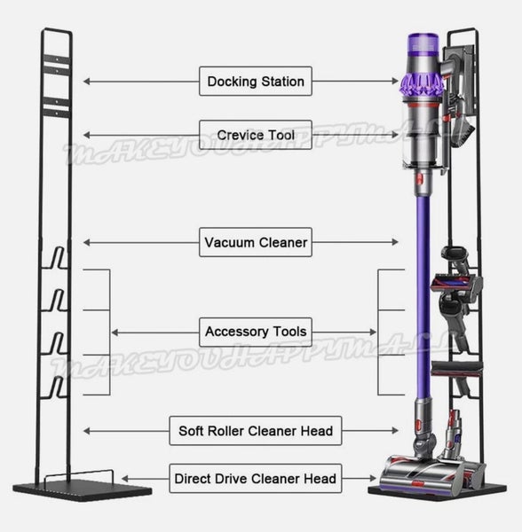 For Dyson V7 V8 V10 V11 Freestanding Cordless Vacuum Cleaner Stand Floor Rack Carousel 1