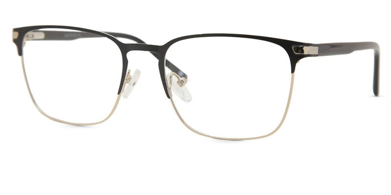 Full Rim Square Black Gold SmartBuy Collection Khel 917B 53 Fashion Unisex Carousel 2