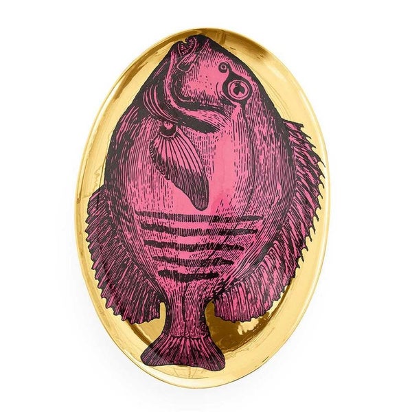 Jonathan Adler Sirena Serving Platter Pink Carousel 1