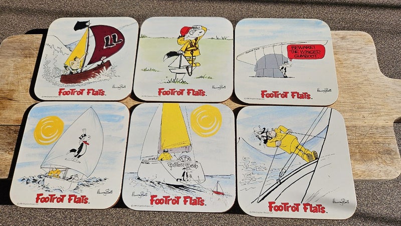 Vintage Footrot Flats Coasters Carousel 1