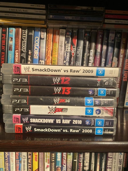 ** bulk buy x 7 WRESTLING WWF ps3 games ** Carousel 1