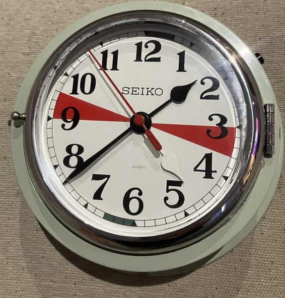 Vintage Seiko Ships Radio Room Clock. MC211(MSC-101) 24v Carousel 1