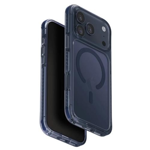 Uniq iPhone 17 Pro Max (6.9") 2025 Magclick Charging Combat Case - Navy Blue Carousel 1