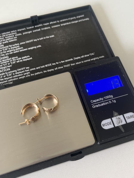 Vintage 9ct Gold Earrings Carousel 8